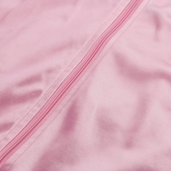 Women’s Pink Ladies Zip-up Jacket Size L - Picture 4 of 13